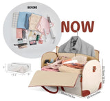 Convertible Garment Bag for Travel - 2 in 1 Hanging Suitcase & Large Duffle for Women